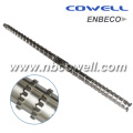 Bimetallic Screw and Barrel for HIPS Plate Extruder